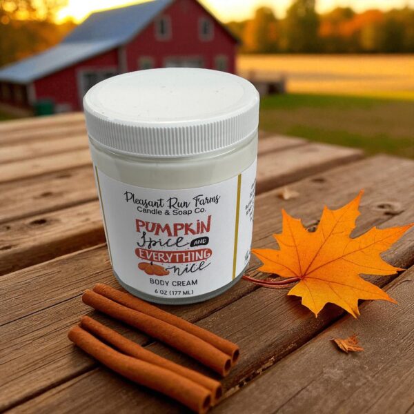 Pumpkin Spice & Everything Nice Body Butter - Handmade fall skin care with Cocoa Butter & Pumpkin Seed Oil - Image 3
