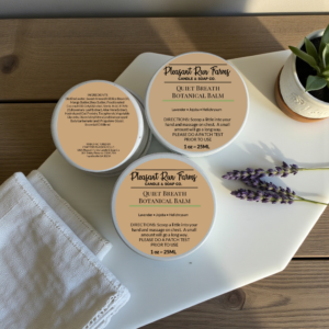 Quiet Breath Botanical Balm | Sinus Soothing Salve with Jojoba & Helichrysum | 1 oz