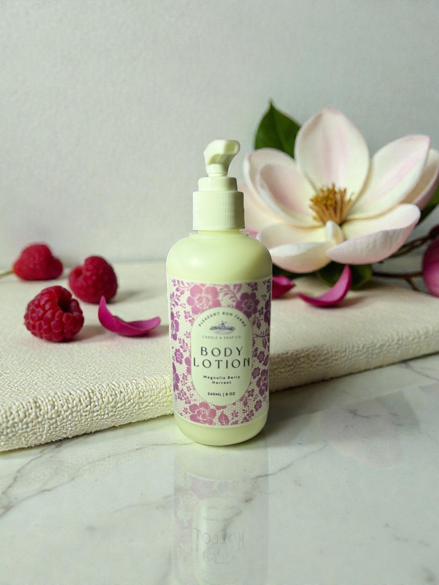 Magnolia Berry Body Lotion – Hydrating Lotion with Manuka Honey & Aloe - Image 4