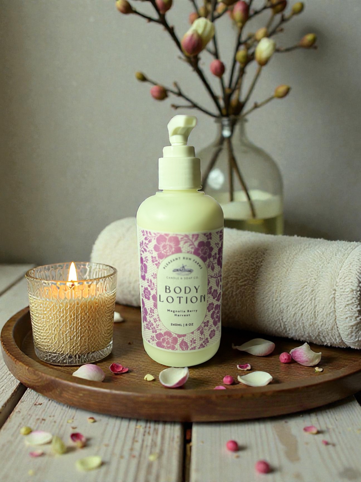 Magnolia Berry Body Lotion – Hydrating Lotion with Manuka Honey & Aloe - Image 6