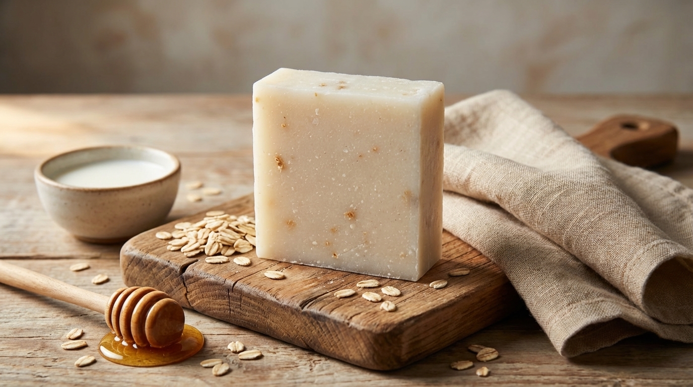 Unscented Goat Milk Handmade Artisan Bar Soap – Gentle Soap for Sensitive Skin | Pleasant Run Farms