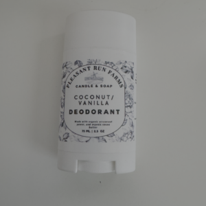 Natural Deodorant | Mandelic Acid | Baking Soda Free |Aluminum free | Sensitive Skin| Baby powder coconut vanilla | 2.5oz